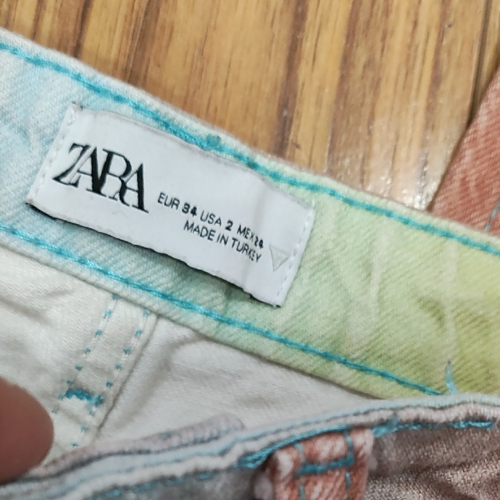 Zara Multicolor Gradient Jeans - image 2